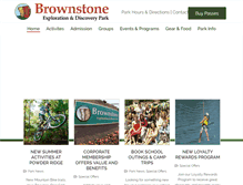 Tablet Screenshot of brownstonepark.com